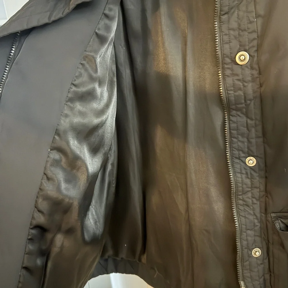 Men's black Puffer Jacket Size XL - Picture 3 of 4